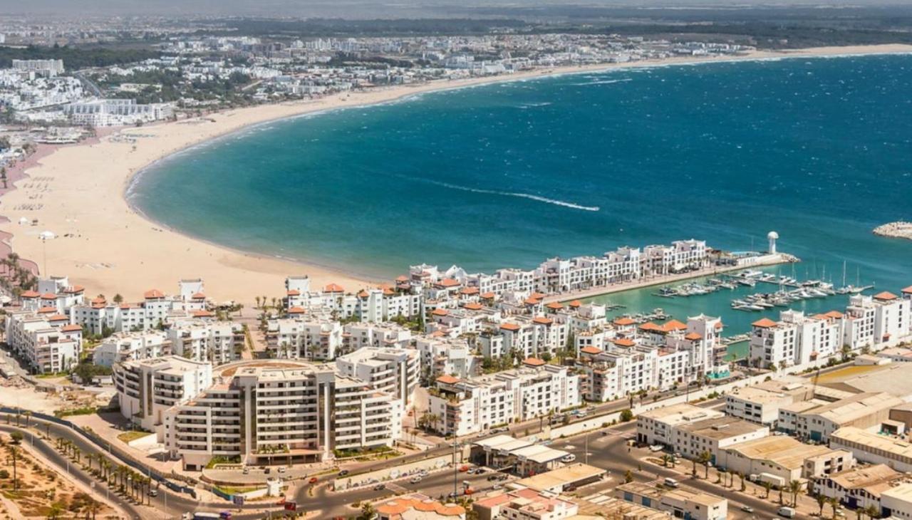 New Sea Front Apartment 95Sqm With Unlimited Wi-Fi Agadir Eksteriør bilde